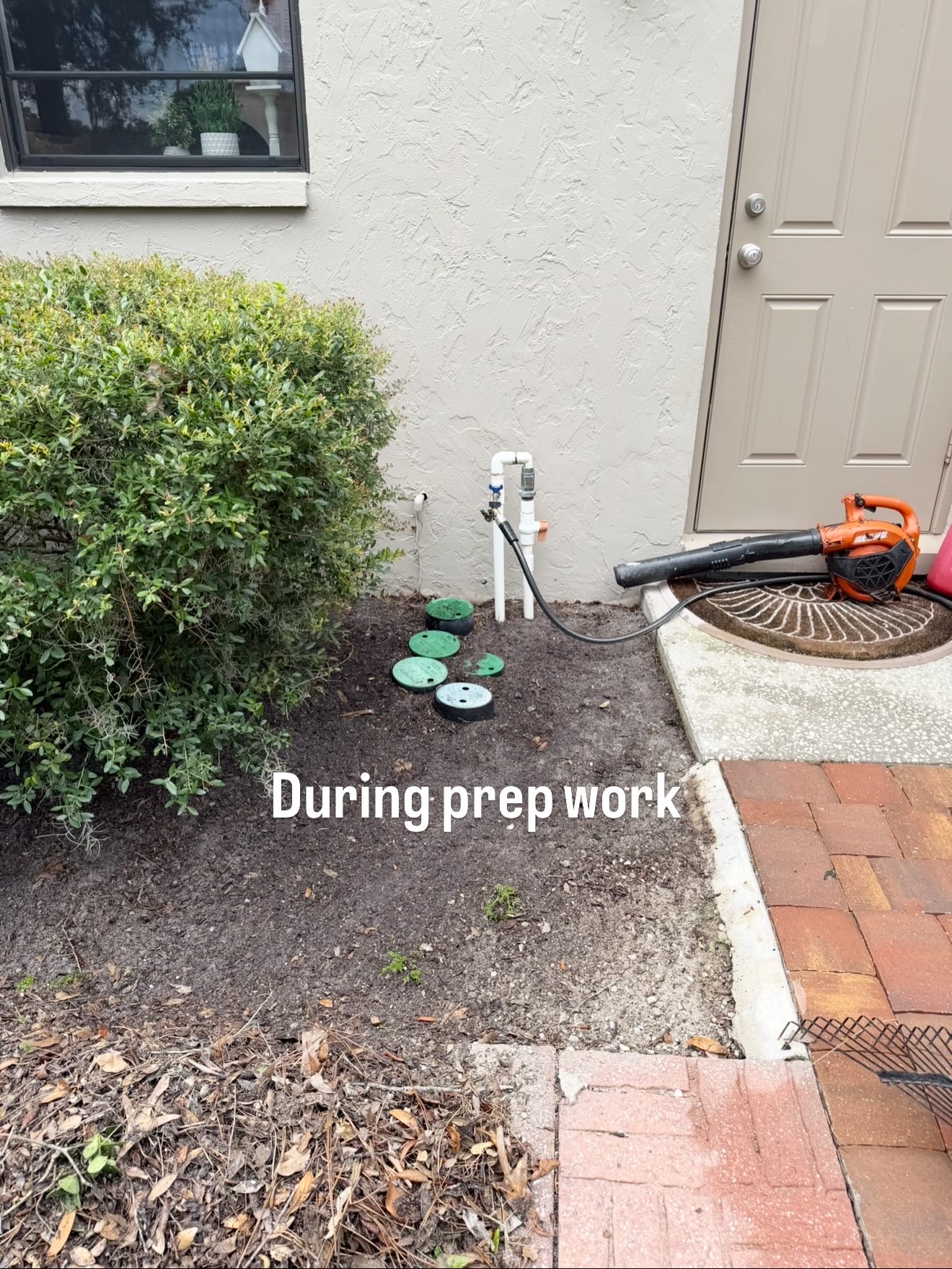 Property maintenance — during prep work